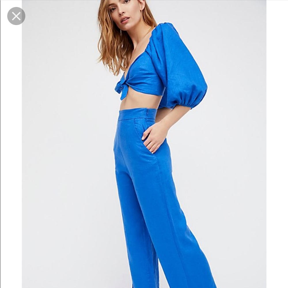 Mara Hoffman Tie Front Blouse